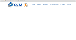 Desktop Screenshot of ccmmetalicas.com.br